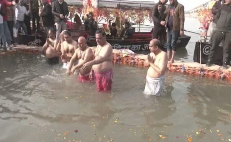 On Makar Sankranti, Deepender Hooda, UP Congress Leaders Rush To Ayodhya