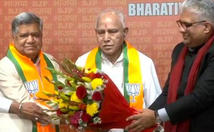 Jagadish Shettar Returns To BJP, Had Switched To Congress Last Year