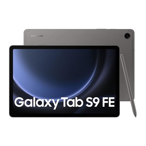 Samsung Galaxy Tab S9 FE 27.69 cm (10.9 inch) Show, RAM 8 GB, ROM 256 GB Expandable, S Pen in-Field, Wi-Fi, IP68 Pill, Grey
