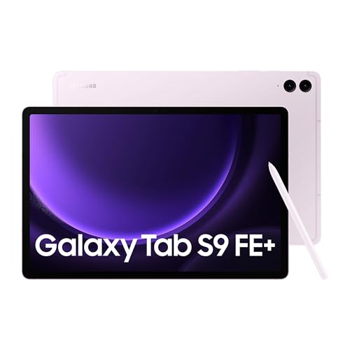 Samsung Galaxy Tab S9 FE+ 31.50 cm (12.4 inch) Show, RAM 8 GB, ROM 128 GB Expandable, S Pen in-Field, WiFi+5G, IP68 Pill, Lavender
