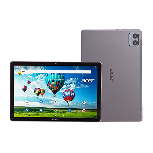 Acer One 10 T9-1212L 25.65 cm (10.1″) Pill with 6GB RAM and 128GB ROM, IPS Panel Show, Twin-Digital camera, Slim Metallic Physique, Wi-Fi + 4G LTE(Calling), Android 12 Grey