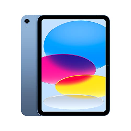 Apple iPad (tenth Era): with A14 Bionic chip, 27.69 cm (10.9″) Liquid Retina Show, 64GB, Wi-Fi 6, 12MP entrance/12MP Again Digicam, Contact ID, All-Day Battery Life – Blue
