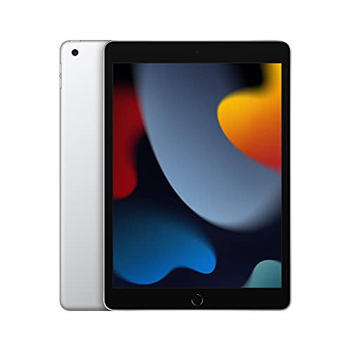 Apple iPad (ninth Technology): with A13 Bionic chip, 25.91 cm (10.2″) Retina Show, 64GB, Wi-Fi, 12MP entrance/8MP Again Digicam, Contact ID, All-Day Battery Life – Silver