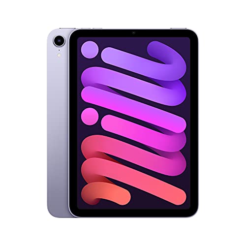 Apple iPad Mini (sixth Technology): with A15 Bionic chip, 21.08 cm (8.3″) Liquid Retina Show, 64GB, Wi-Fi 6, 12MP entrance/12MP Again Digital camera, Contact ID, All-Day Battery Life – Purple