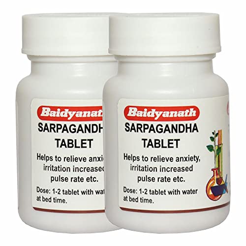 Baidyanath Sarpagandha Pill-50 Tab (Pack Of two)