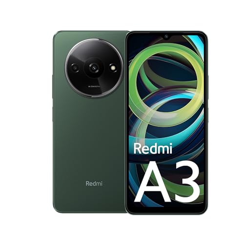 Redmi A3 (Olive Inexperienced, 3GB RAM, 64GB Storage) | Premium Halo Design | 90Hz Show