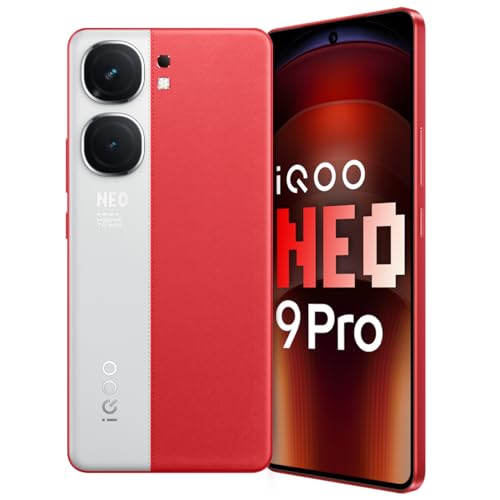 iQOO Neo9 Professional 5G (Fiery Pink, 8GB RAM, 256GB Storage) | Snapdragon 8 Gen 2 Processor | Supercomputing Chip Q1 | Flagship Stage Sony IMX920 Digital camera