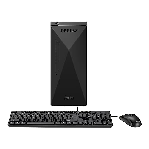 ASUS S501ME, 4 core, Intel Core i3-13100, Tower PC (8GB/512GB SSD/Built-in Graphics/Home windows 11/with Keyboard & Mouse/Black/5.9kg), S501ME-313100039W