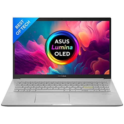 ASUS VivoBook K15 OLED (2021), 15.6″ (39.62 cms) FHD OLED, Intel Core i3-1115G4 eleventh Gen, Skinny and Mild Laptop computer (8GB/512GB SSD/Built-in Graphics/Workplace 2021/Home windows 11/Silver/1.8 Kg) K513EA-L313WS