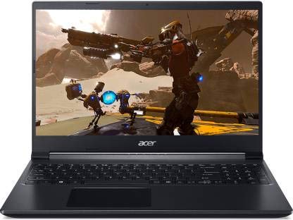 Acer Aspire 7 AMD Ryzen 5 Hexa Core 5500U 15.6 inches Gaming Laptop computer (8GB/512GB SSD/Home windows 11 Residence/4GB Graphics/NVIDIA GeForce GTX 1650) A715-42G, Black, 2.15Kg