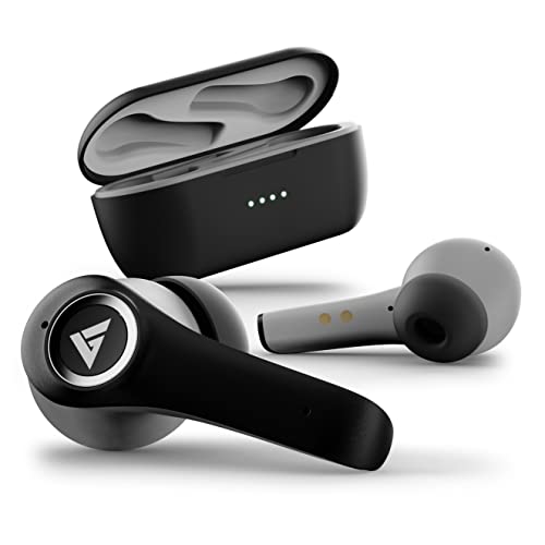 Boult Audio Omega True Wi-fi in Ear Earbuds with 30dB ANC, 32H Playtime, 45ms Xtreme Low Latency Mode, Quad Mic ENC, 3 Equalizer Modes, Energetic Noise Cancellation, TWS Bluetooth Gaming TWS (Black)