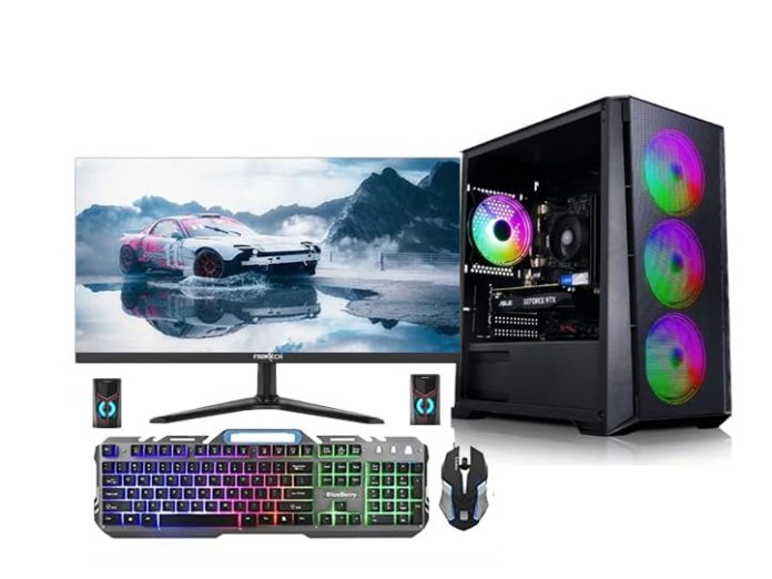 CHIST I7 Gaming PC (Core i7 3770 processor/16 GB RAM/1 TB SSD/Windows 10/GT 730 4GB ddr5 Graphic Card/WiFi /24 Inch LED Monitor Gaming Keyboard-Mouse Speaker)