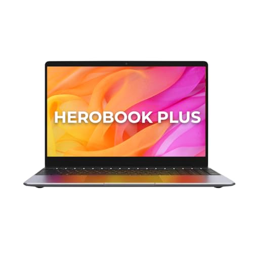 Chuwi HeroBook Plus 15.6″ FHD Laptop computer, Intel Celeron N4020 Twin Core Processor Upto 2.80GHz, 8GB RAM, 256GB SSD, Intel UHD Graphics, Home windows 11,WiFi 6,Webcam,BT 5.2,HDMI Port,38Wh, 1.74kg (Iron Grey)