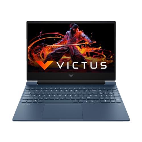 HP Victus Gaming Laptop computer, thirteenth Gen Intel Core i5-13420H, 4GB RTX 2050 GPU, 15.6-inch (39.6 cm), 50W TGP, FHD, IPS, 144Hz, 16GB DDR4, 512GB SSD, Backlit KB, B&O (MSO, Blue, 2.29 kg), fa1128TX