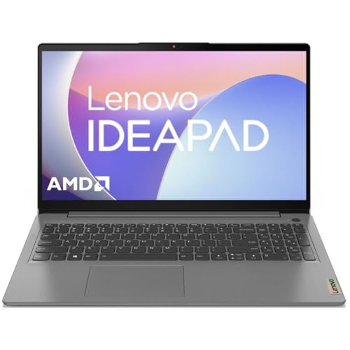 Lenovo IdeaPad Slim 3 AMD Ryzen 7 5700U 15.6″ FHD Skinny & Mild Laptop computer (16GB/512GB SSD/Home windows 11/Workplace 2021/Arctic Gray/1.65Kg), 82KU024JIN