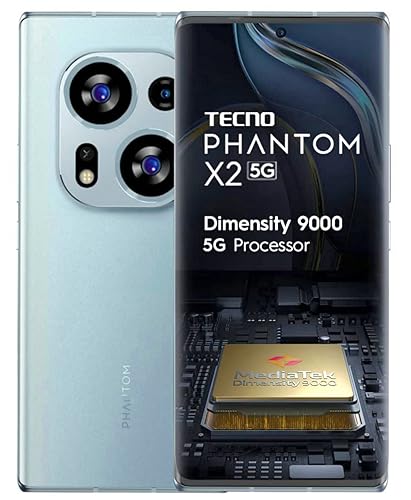 TECNO Phantom X2 5G (Moonlight Silver, 8GB RAM, 256GB Storage) | World’s 1st 4nm Dimensity 9000 5G Processor | Curved AMOLED Show | 64MP RGBW Digicam | 5GB Reminiscence Fusion | 50% cost in simply 20 minutes
