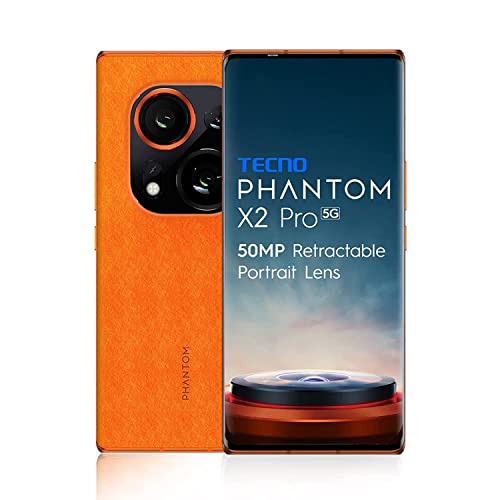 TECNO Phantom X2 Professional 5G Mars Orange (12GB RAM,256GB Storage) | World’s 1st Retractable 50MP Portrait Lens | World’s 1st 4nm Dimensity 9000 5G Processor