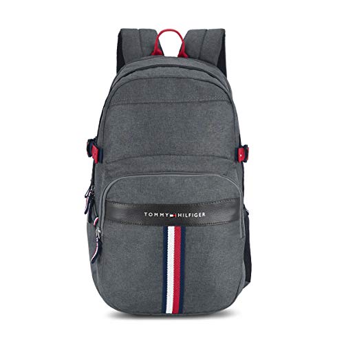 Tommy Hilfiger Android Polyester 29L Laptop computer Backpack For Unisex – Black