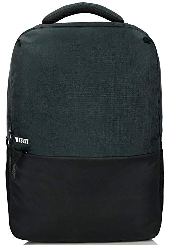 Wesley Milestone 2.0 Informal Waterproof Laptop computer Backpack/Workplace Bag/Faculty Bag/Faculty Bag/Journey Backpack (Dimensions:13×18 inches) (Appropriate with 39.62cm(15.6inch laptop computer) 30 L, Charcoal black