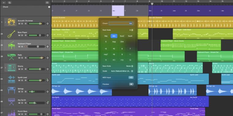 Logic Professional will get some severe AI—and a model bump—for Mac and iPad