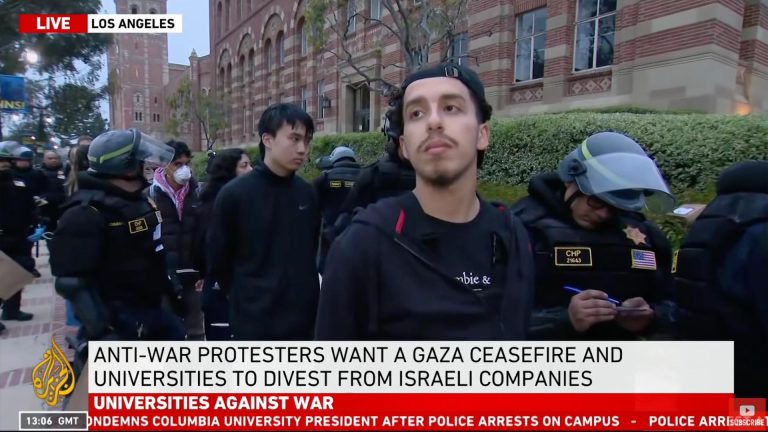 Protester at UCLA: ‘This isn’t the top’ | Israel Conflict on Gaza