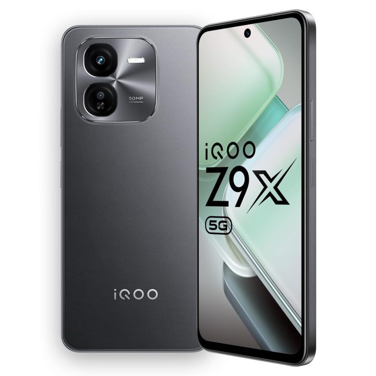 iQOO Z9x 5G (Storm Gray, 8GB RAM, 128GB Storage) | Snapdragon 6 Gen 1 with 560K+ AnTuTu Rating | 6000 mAh Battery with 7.99mm Slim design | 44W FlashCharge