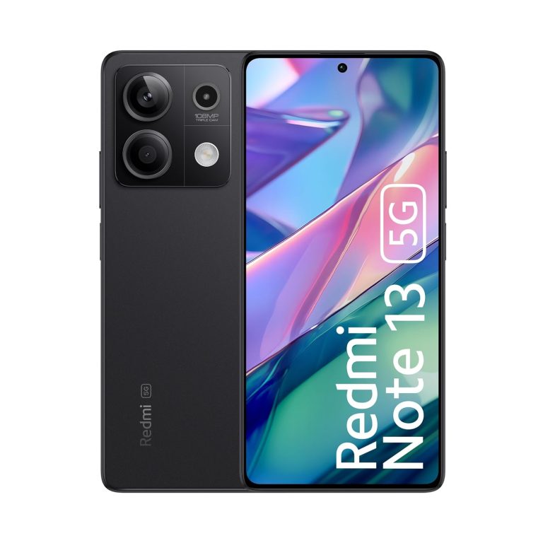 Redmi Observe 13 5G (Stealth Black, 12GB RAM, 256GB Storage) | 5G Prepared | 120Hz Bezel-Much less AMOLED | 7.mm Slimmest Observe Ever | 108MP Professional-Grade Digicam