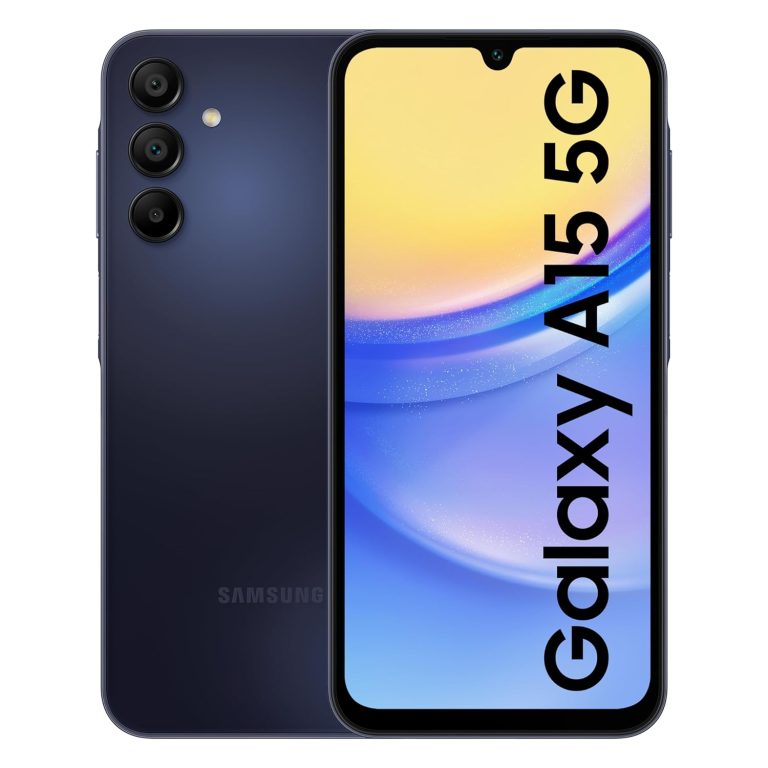 Samsung Galaxy A15 5G (Blue Black, 6GB, 128GB Storage) | 50 MP Major Digicam | Android 14 with One UI 6.0 | 12GB Expandable RAM | MediaTek Dimensity 6100+ | 5000 mAh Battery