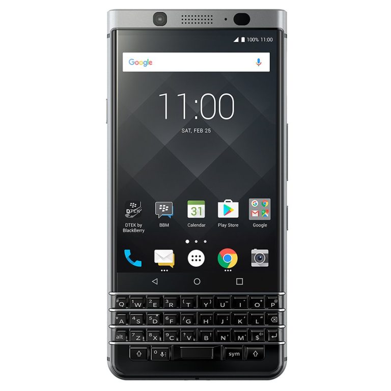 Blackberry Company 32GB KEYone 4G LTE Single SIM Smartphone (Silver)