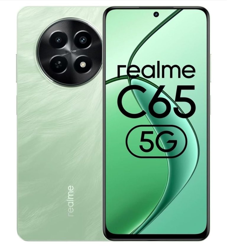 realme C65 5G (Feather Inexperienced, 128 GB) (6 GB RAM)