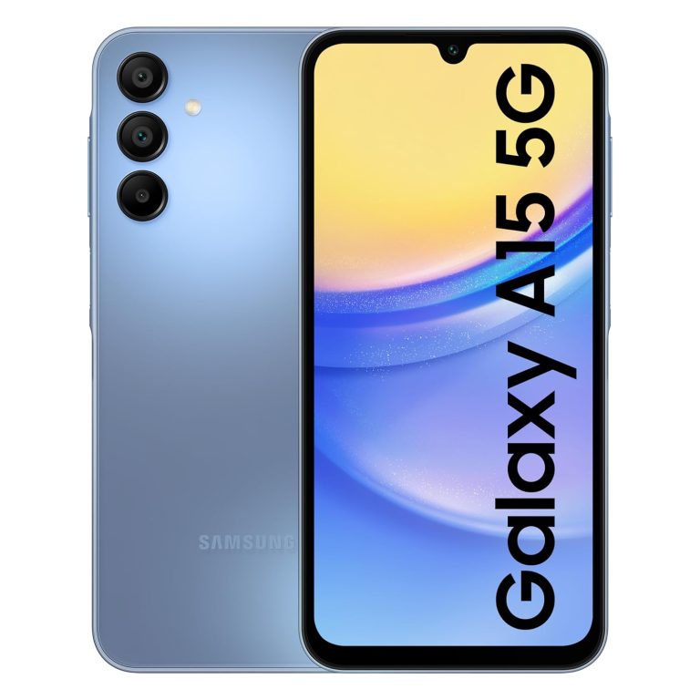 Samsung Galaxy A15 5G (Blue, 8GB, 128GB Storage) | 50 MP Principal Digital camera | Android 14 with One UI 6.0 | 16GB Expandable RAM | MediaTek Dimensity 6100+ | 5000 mAh Battery