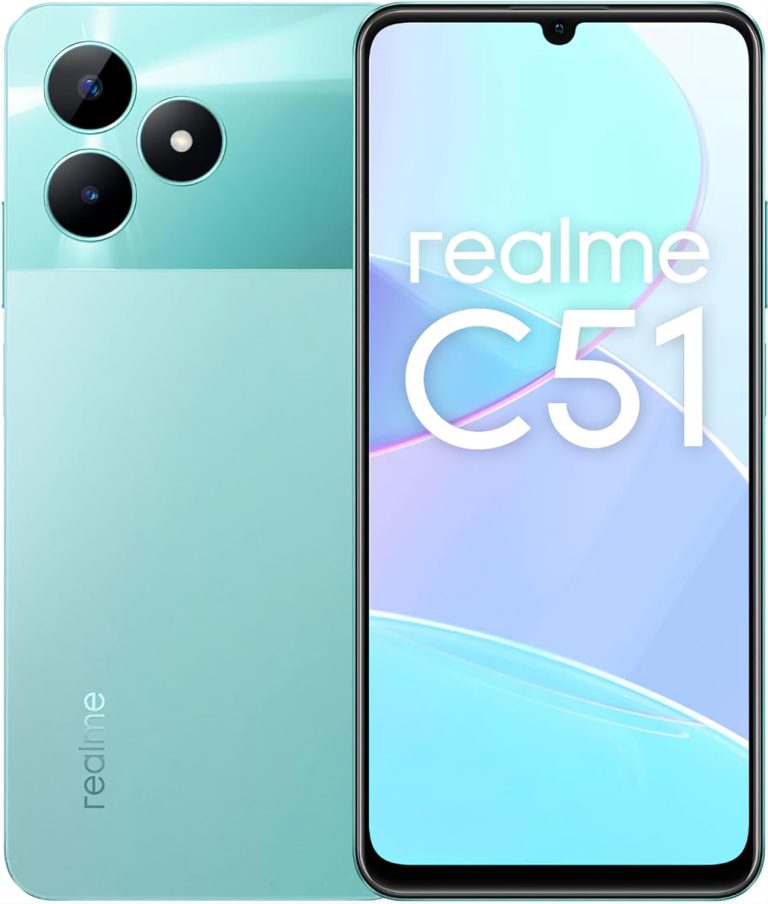 realme C51 (Mint Inexperienced, 4GB RAM, 64GB Storage)