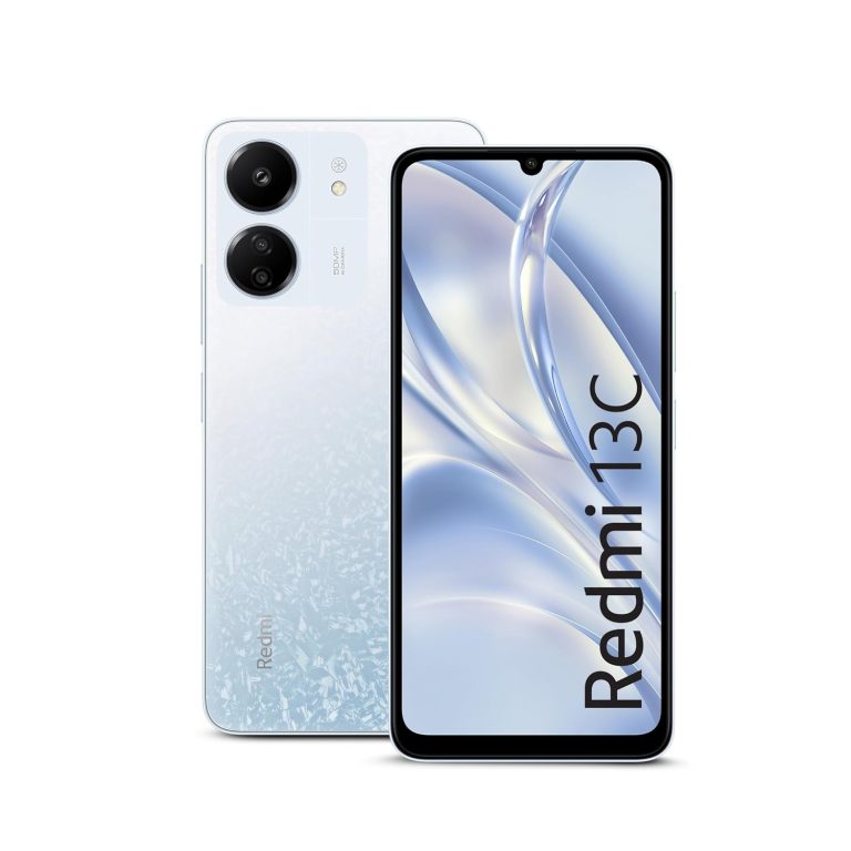 Redmi 13C (Starfrost White, 6GB RAM, 128GB Storage) | Powered by 4G MediaTek Helio G85 | 90Hz Show | 50MP AI Triple Digital camera
