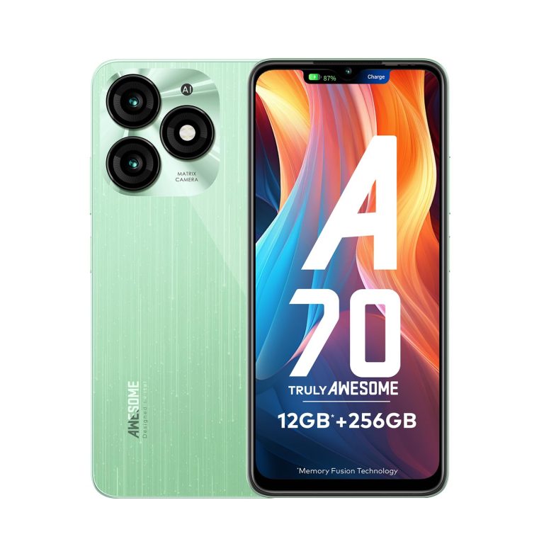 itel A70 (4GB RAM, 256GB ROM) upto 12GB RAM with Reminiscence Fusion | 13MP Twin Rear Digital camera & 8MP Entrance Digital camera | 5000mAh with Sort-C | Dynamic Bar | Aspect Fingerprint | Octa-Core Processor | Discipline Inexperienced