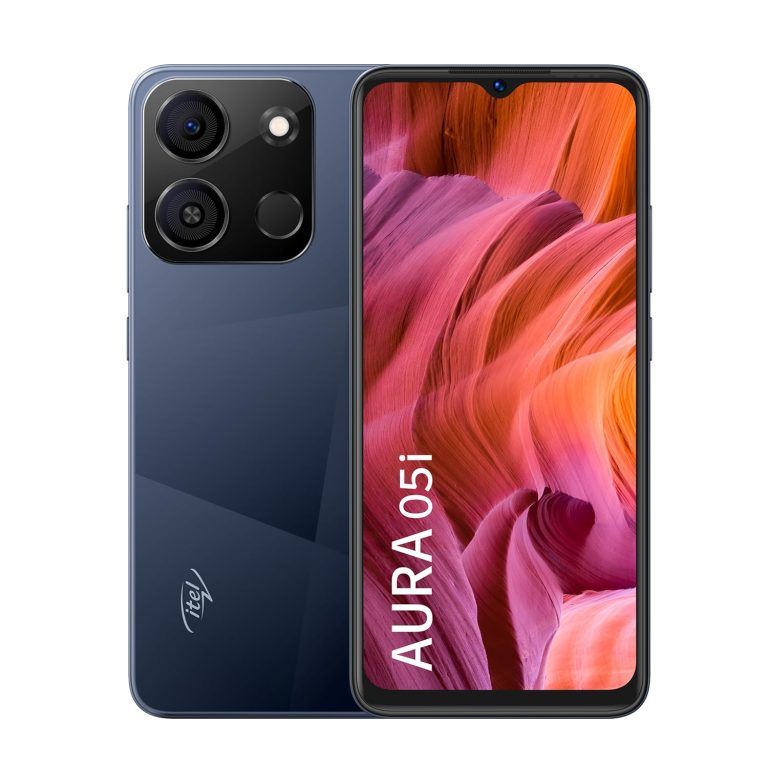 itel Aura 05i (2GB RAM + 32GB ROM, Upto 4GB RAM with Reminiscence Fusion | Sort C Quick Charging | 6.6″ HD+ Show)- Nebula Black