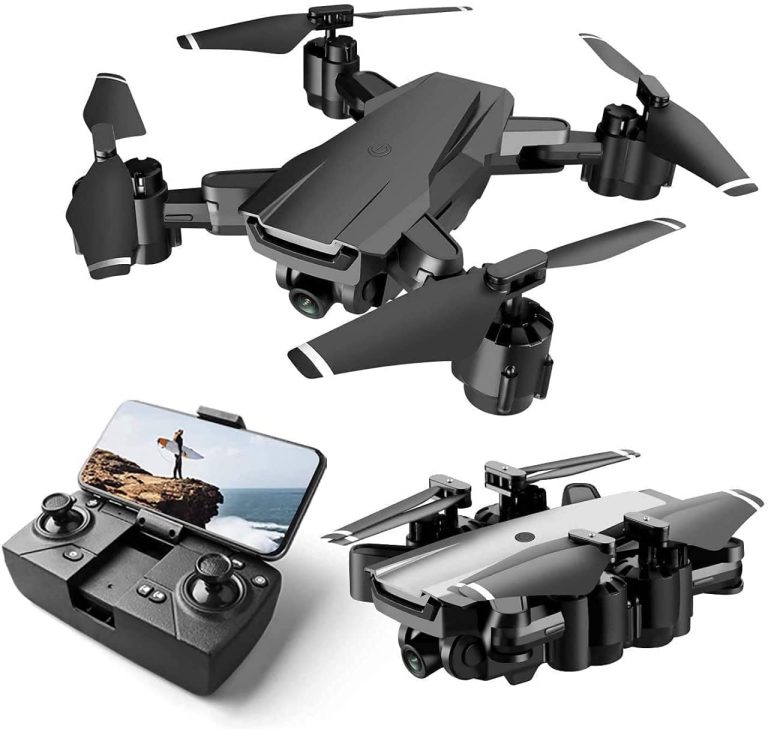 ACCU SHOP Drone with 4K Digital camera Reside Video, WiFi FPV Drone for Adults with 4K HD 120 Extensive Angle Digital camera 1200 Mah Lengthy Flight Time Auto Hover Foldable RC Drone Quad-copter, Black