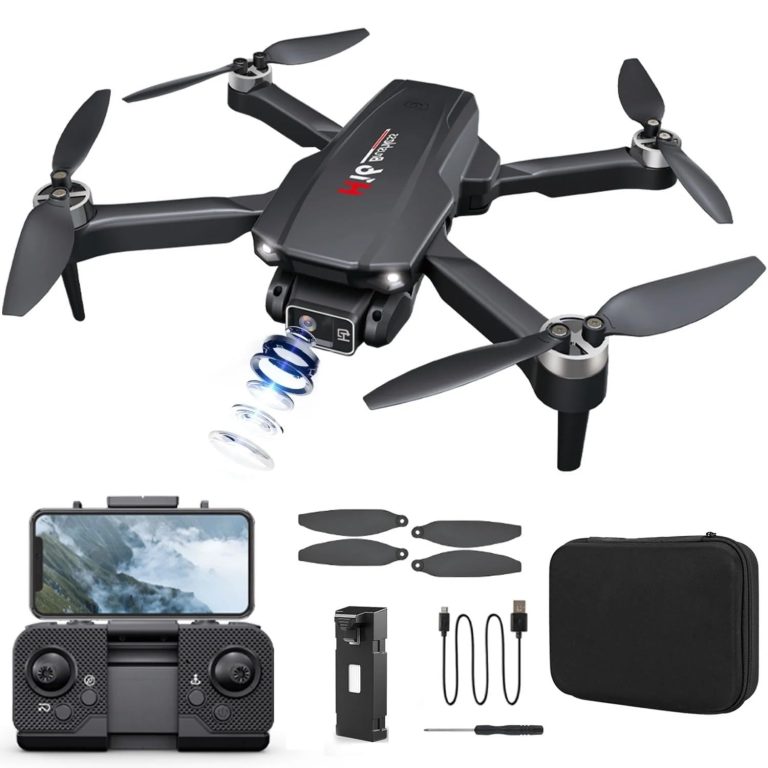 PN AVAN Distant Management Drone with Digital camera for Adults 4K, Foldable Drone for Inexperienced persons with Brushless Motor, Optical Circulation Positioning, with 1800 mAh Batteries and Carrying Case (H16 Drone)