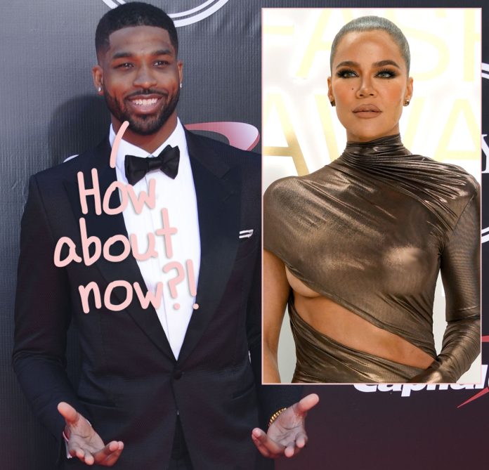 Tristan Thompson Calls Khloé Kardashian His 'Best Friend' While GUSHING For Her 40th Birthday... Dude...