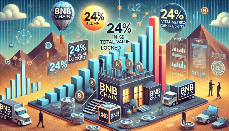 BNB Chain TVL Slumps 24% In Q2, But Important Metrics Surge In Double Digits