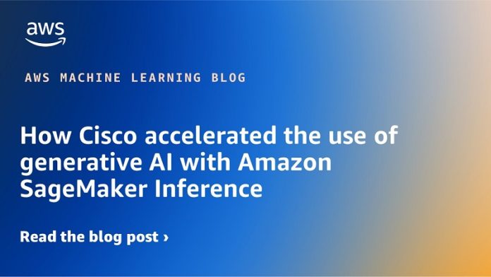 How Cisco accelerated the use of generative AI with Amazon SageMaker Inference